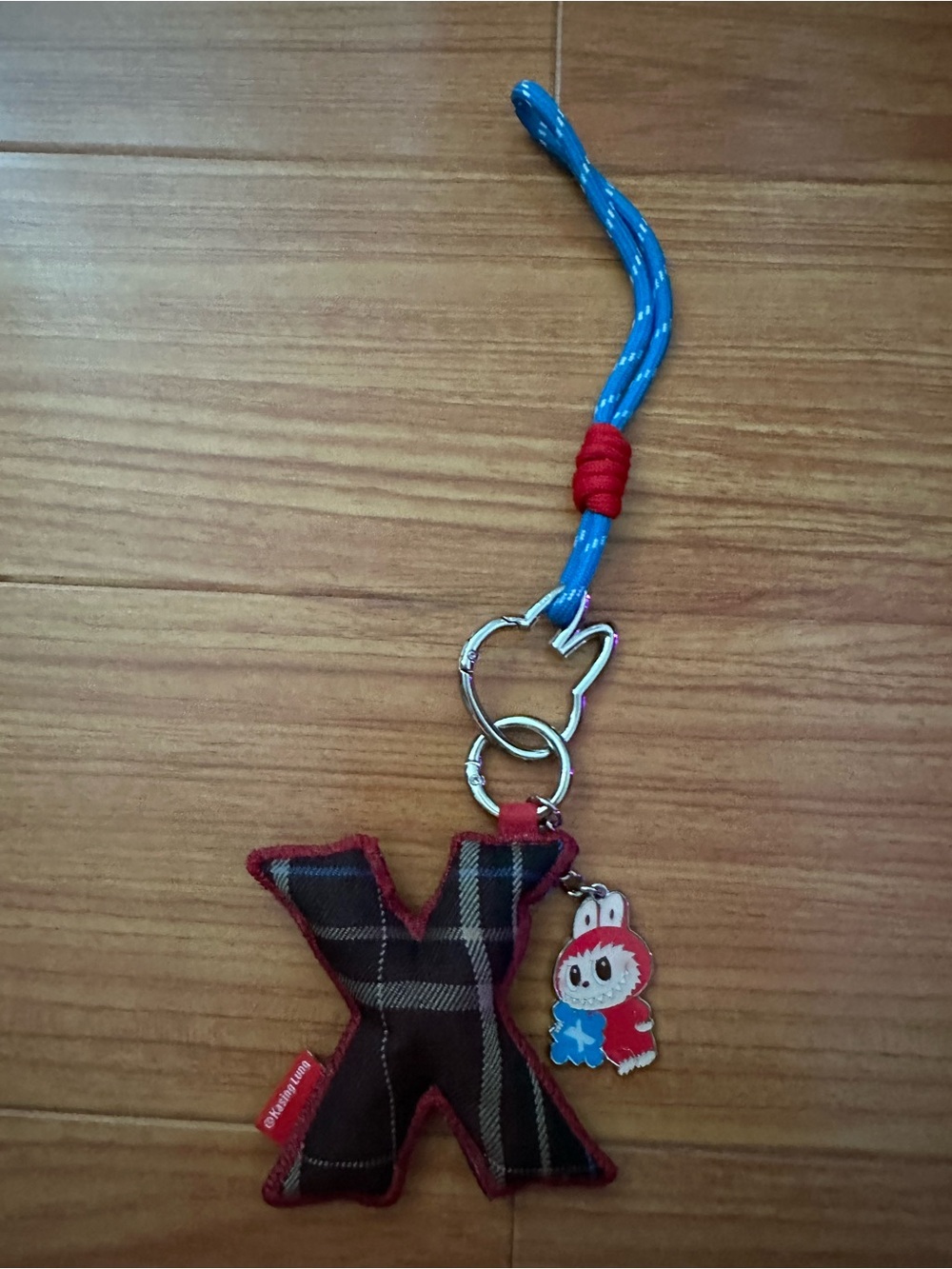 POP MART The Monsters Labubu Pin For Love Series Letter Pendant - X